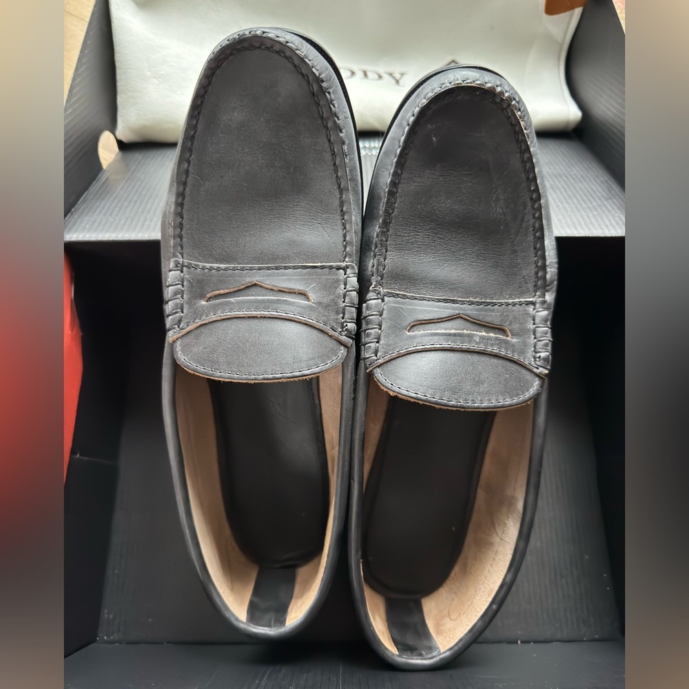 Quoddy sports Penny Loafer Black 13D
